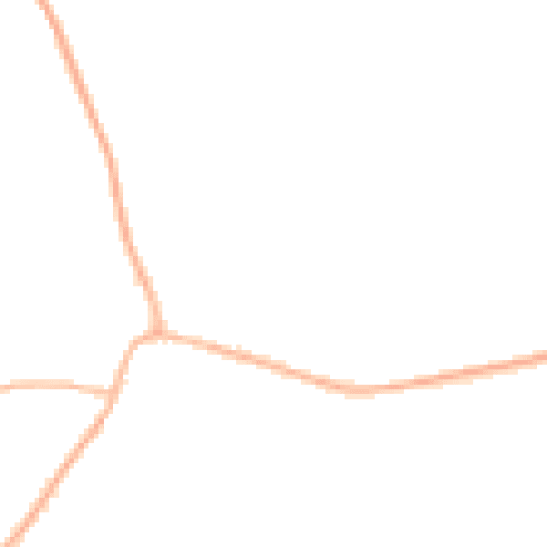 Night-time road noise heatmap for S18 3AG