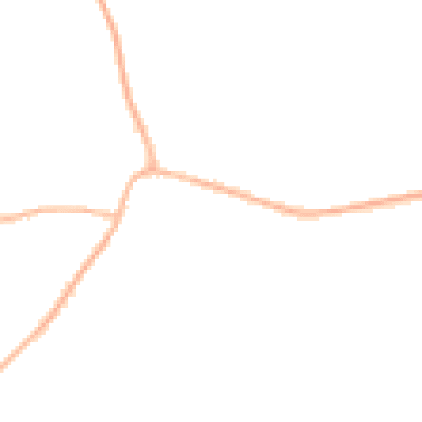 Night-time road noise heatmap for S18 3AS
