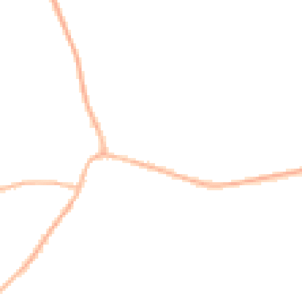 Night-time road noise heatmap for S18 3BL