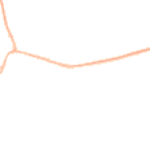 Night-time road noise heatmap for S18 3BY