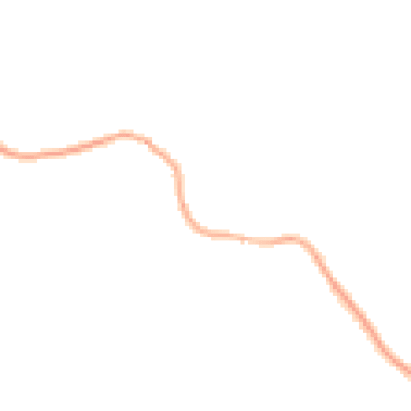 Night-time road noise heatmap for S18 7SP