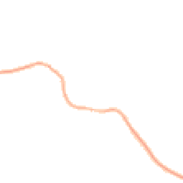 Night-time road noise heatmap for S18 7TP