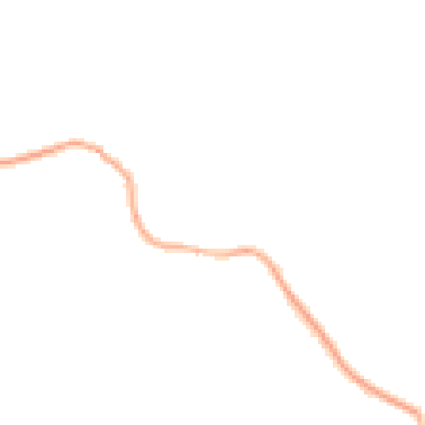 Night-time road noise heatmap for S18 7TS