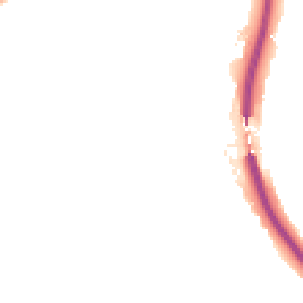 Night-time road noise heatmap for S18 8PX