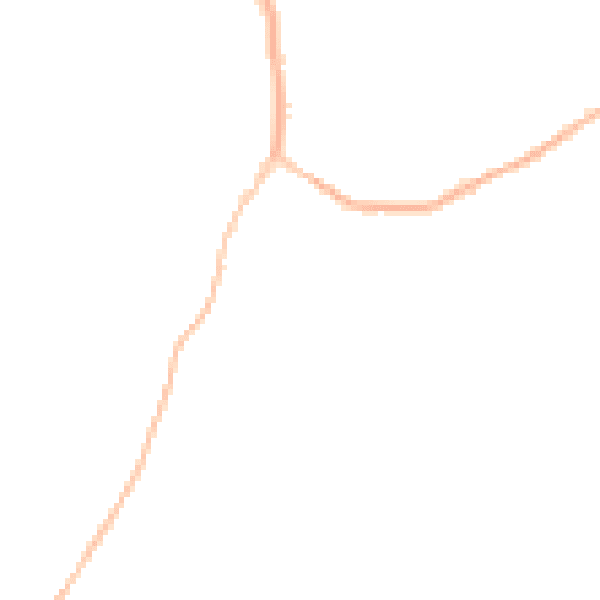 Night-time road noise heatmap for S18 8YU