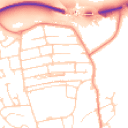 Daytime road noise heatmap for S20 1AU