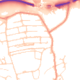 Daytime road noise heatmap for S20 1AZ