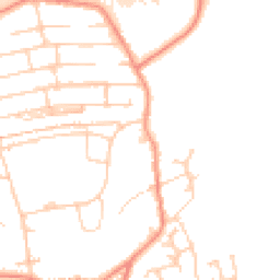 Daytime road noise heatmap for S20 1BU