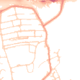 Daytime road noise heatmap for S20 1BW