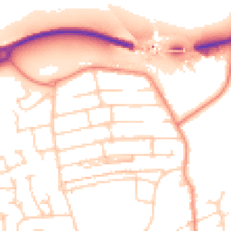 Daytime road noise heatmap for S20 1DB