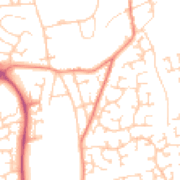 Daytime road noise heatmap for S20 1EU