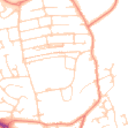 Daytime road noise heatmap for S20 1FD