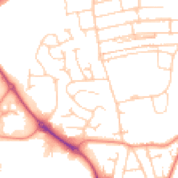 Daytime road noise heatmap for S20 1FR