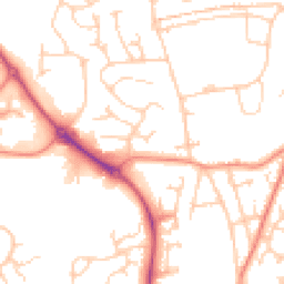 Daytime road noise heatmap for S20 1FU