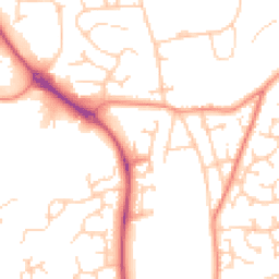 Daytime road noise heatmap for S20 1GX