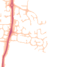 Daytime road noise heatmap for S20 4SJ