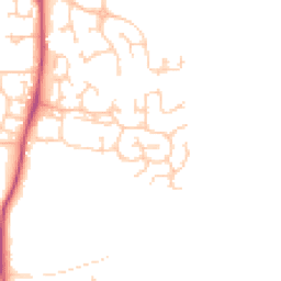 Daytime road noise heatmap for S20 4SU