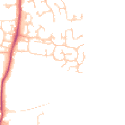 Daytime road noise heatmap for S20 4SZ