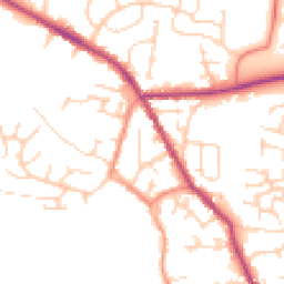 Daytime road noise heatmap for S20 5BW