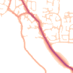 Daytime road noise heatmap for S20 5EP
