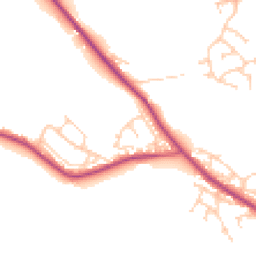 Daytime road noise heatmap for S20 5PE