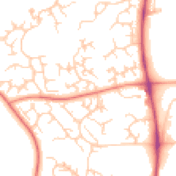 Daytime road noise heatmap for S20 7HD