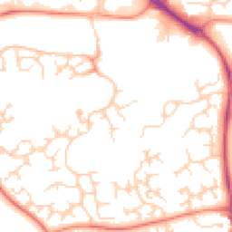 Daytime road noise heatmap for S20 7HN