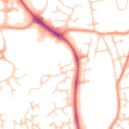 Daytime road noise heatmap for S20 7LZ