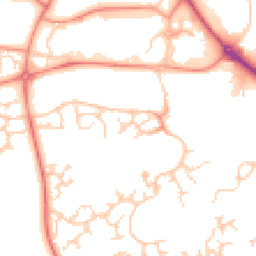 Daytime road noise heatmap for S20 7NG