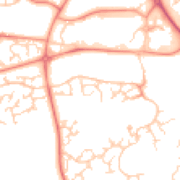 Daytime road noise heatmap for S20 7NP