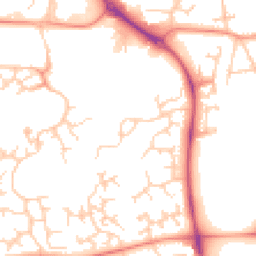 Daytime road noise heatmap for S20 7NR