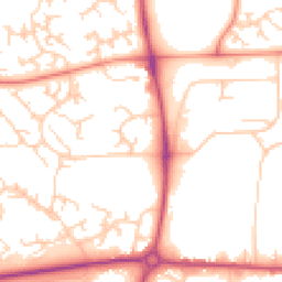 Daytime road noise heatmap for S20 8LT