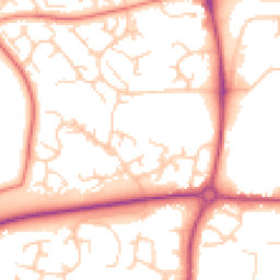 Daytime road noise heatmap for S20 8NG