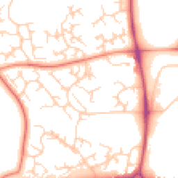 Daytime road noise heatmap for S20 8NL