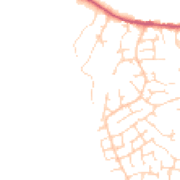 Daytime road noise heatmap for S21 1AZ