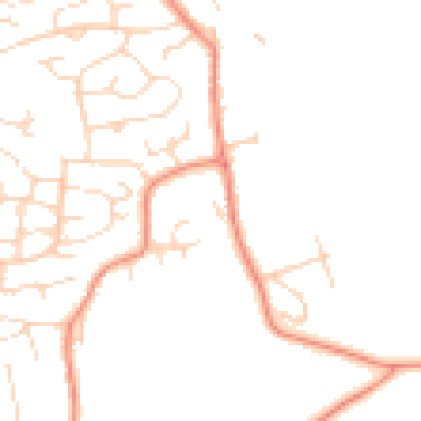 Daytime road noise heatmap for S21 1EP