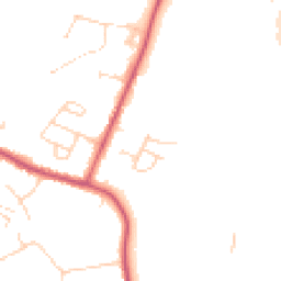 Daytime road noise heatmap for S21 2DJ