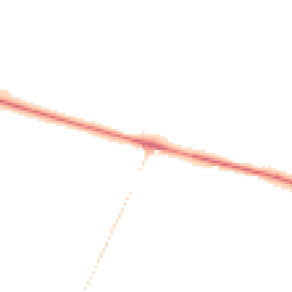 Night-time road noise heatmap for S21 3UA