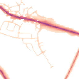 Daytime road noise heatmap for S21 3UL
