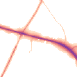 Daytime road noise heatmap for S21 3US
