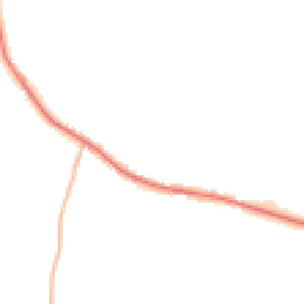 Night-time road noise heatmap for S21 3UU