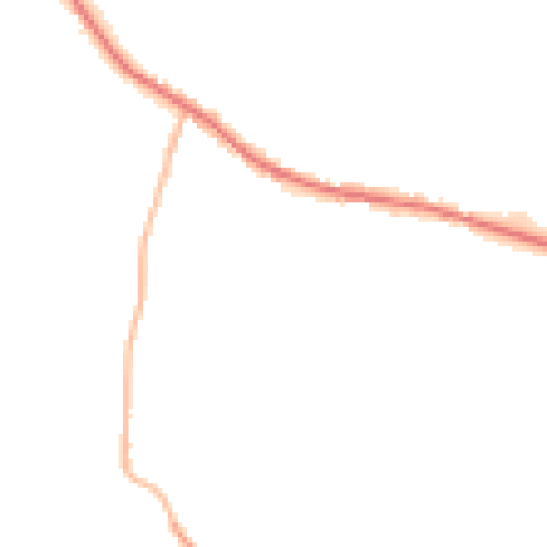 Night-time road noise heatmap for S21 3WD