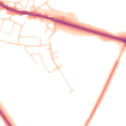 Daytime road noise heatmap for S21 3WR