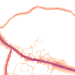 Daytime road noise heatmap for S21 3WW