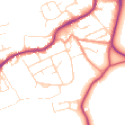 Daytime road noise heatmap for S21 4BT
