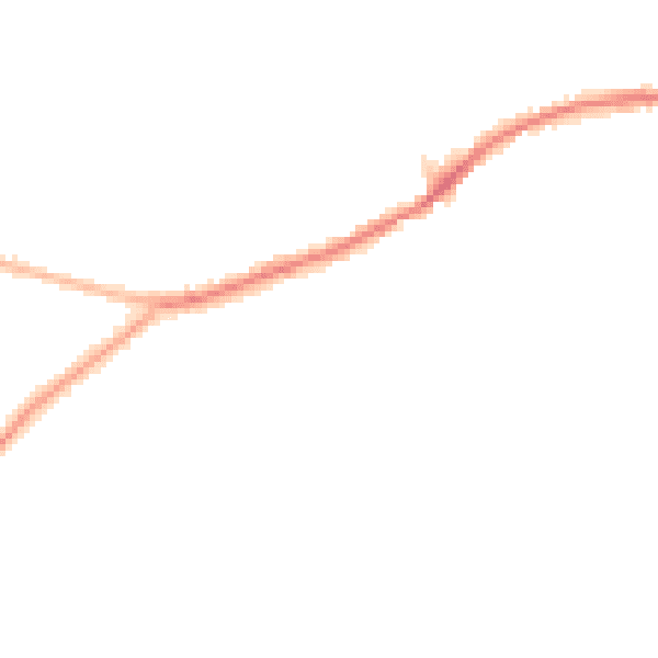 Night-time road noise heatmap for S21 4BW