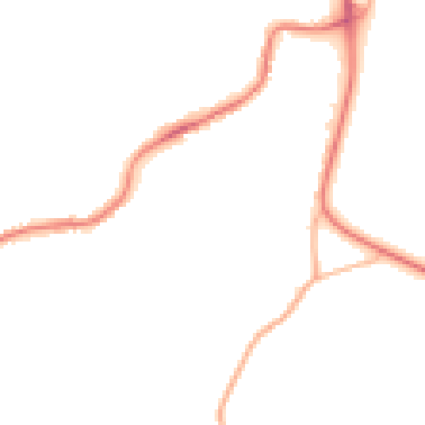 Night-time road noise heatmap for S21 4FT
