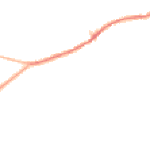 Night-time road noise heatmap for S21 4HW