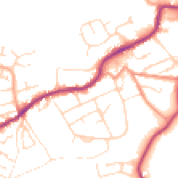 Daytime road noise heatmap for S21 4JJ