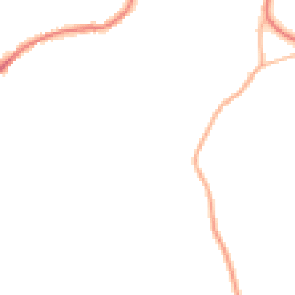 Night-time road noise heatmap for S21 4LJ